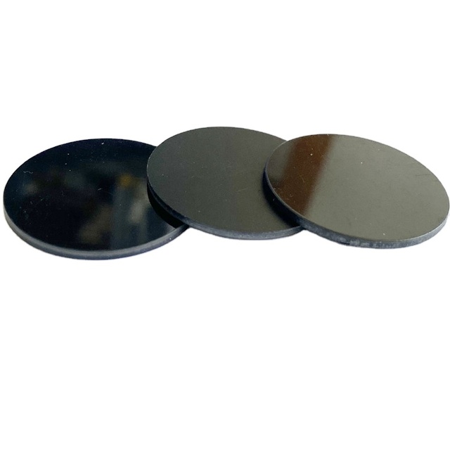 Customized LOGO Printed Security Strong Glue 888 Bytes Programmable Black Nfc 216 Token Disc PVC Coin Tag