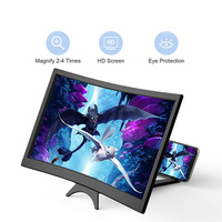 12 Inch L6 HD 3D Magnifier Stand Portable Glass Phone Screen Amplifier Flexible Tripod Eye Protector Mobile Phone Accessories