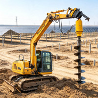 Foret hélicoïdal à vitesse de forage rapide, accessoire d'excavation et de modification, pour forage terrestre et de fondations de pieux, fabriqué en Chine
