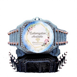 Reloj Inteligente Redondo de Moda ElvoraGems para Mujer, Correa de Acero Inoxidable, Personalización Disponible, 42 mm - Product Image 1