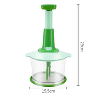 Multifunctionele Hand-Druk Cutter 0.8L Vleesmolen Peeler Machine Draagbare Handmatige Stirrer Ui Stamper Knoflook Chopper