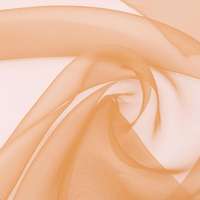 Tissu en organza de soie de mûrier 100% pure, matière douce semi-transparente pour la confection de robes de bal, de vêtements de mariée et de haute couture