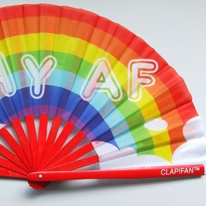 Éventails pliables en papier, tissu, soie, écologiques, avec poignée et baleines en bambou personnalisables, impression de logo, vente en gros - Product Image 3
