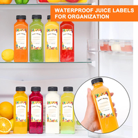 Bouteilles à Jus en Plastique de 60ML, 120ML, 250ML, 350ML, 500ML avec Bouchon. Contenants de Boissons de 2oz, 4oz, 8oz, 12oz, 16oz avec Couvercles Inviolables