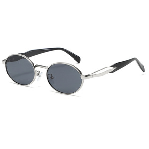 Gafas de Sol Redondas con Marco Metálico, Protección UV400, Estilo Retro, Unisex, para Conducir - Product Image 2