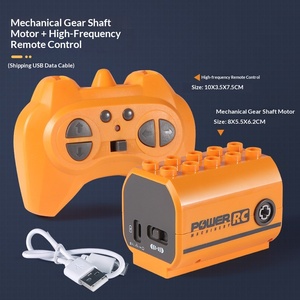 Compatible con la Educación Científica, Bloques de Construcción Mecánicos de Programación de Partículas Grandes, Accesorios de Motor USB Recargable - Product Image 5