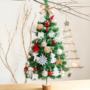 Mini sapin de Noël artificiel de 30 cm, décoration de table, <span class=keywords><strong>petit</strong></span> arbre de Noël pour le bureau, la maison, les fêtes - Product Image 4