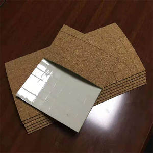 HTY Entretoises carrées autocollantes modernes en liège et mousse EVA en rouleaux pour protection du verre, installation facile et sans traces - Product Image 3