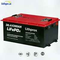 Batterie à décharge profonde haute performance 36V 200AH LiFePO4 de qualité A avec BMS intelligent marin, bus CAN, borne M8, plus de 6000 cycles, CE RoHS IP67 OEM ODM