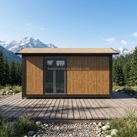 Maisons conteneurs de luxe modernes en acier, démontables, étanches, avec toit à pignon, installation facile pour usage en extérieur, bureau, café, boutique