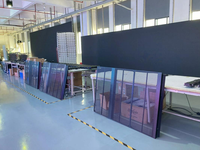 Écran LED Transparent Haute Transparence OEM, Certifié IP65, Luminosité 7000+ cd/m², Garantie 3 Ans, Mur Vidéo pour Centres Commerciaux et Métros