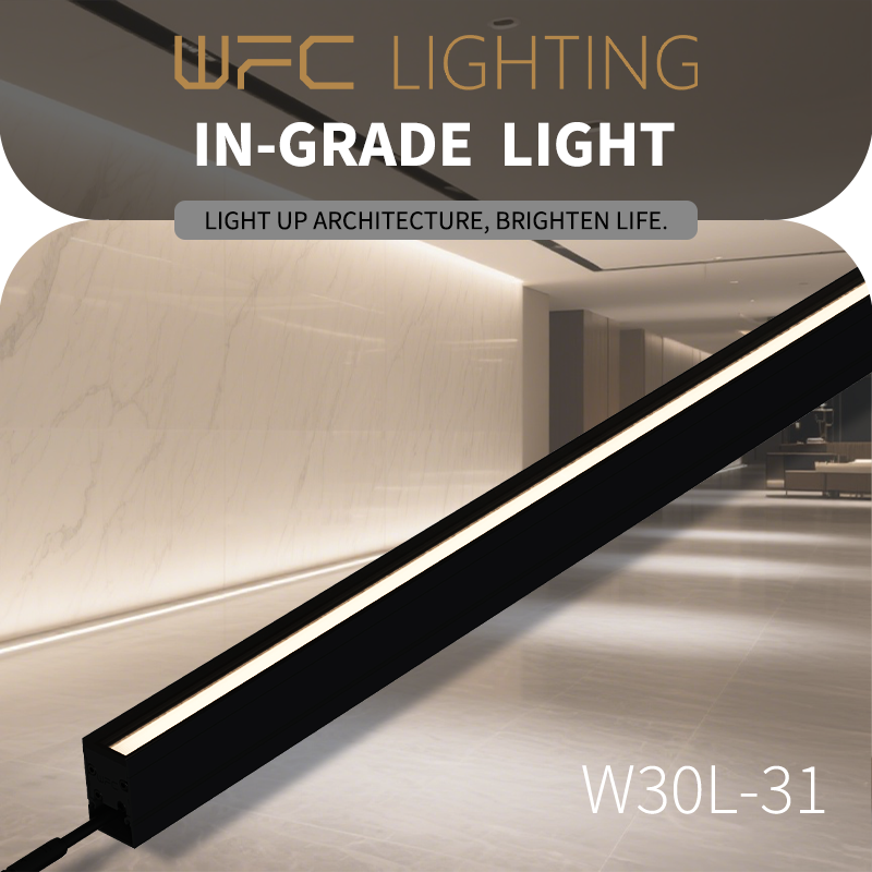 Recessed Floor Linear Inground Light RGB IP67 Waterproof DC24V Swimming Pool LED App Control Aluminum Light