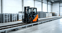Rail de guidage linéaire de haute précision pour robot, modèle RL1000, capacité de charge 1000 kg, axe de déplacement de 7e axe pour robot Kuka