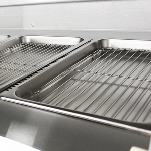 Neuer Elektrischer Speisenwärmer Vitrine 1,8M Breite 220V Intelligente Digitale Steuerung Mehrere Temperaturzonen 2 Ebenen Kapazität Hamburger - Product Image 3