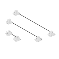 Stabilisateur de plaque DUROCK blanc 2U 6.25U 7U avec rétroéclairage LED RGB programmable, interface USB/PS/2 pour stabilisateurs de plaque de style Cherry