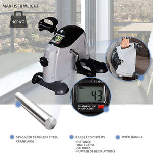 Cyclette per Riabilitazione in Offerta, Pedaliera Elettrica Mini per Esercizi, Bicicletta da Allenamento per Anziani - Product Image 4