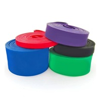 Tiras de fitness de nivel pesado de fábrica personalizadas al por mayor juego de bandas de resistencia de látex natural para ejercicio de yoga