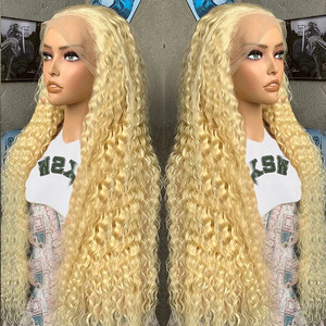 วิกผมบราซิลแ<span class=keywords><strong>บ</strong></span><span class=keywords><strong>บ</strong></span>เวอร์จิ้นเรมี่สี<span class=keywords><strong>บ</strong></span><span class=keywords><strong>ลอน</strong></span><span class=keywords><strong>ด์</strong></span>น้ำผึ้งขนาด 40 นิ้ว ความละเอียด 250% HD <span class=keywords><strong>ลอน</strong></span>ลึก สำหรับวิกผมแ<span class=keywords><strong>บ</strong></span><span class=keywords><strong>บ</strong></span>ใส  ฐานลูกไม้ 13x6/13x4  ไม่หลุดร่วง - Product Image 1