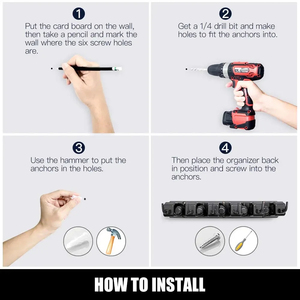 Wholesale Broom Holder Wall Mount Mop Organizer Storage <b>Tool</b> Racks Stainless Steel <b>Hooks</b> Non-slip for Home Kitchen Garden - Product Image 6