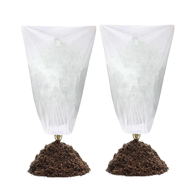 Dokunmamış kumaş Anti donma don koruma kapağı çanta açık kış bahçe Yard çalı saksı bitki örtüsü sıcak kapak