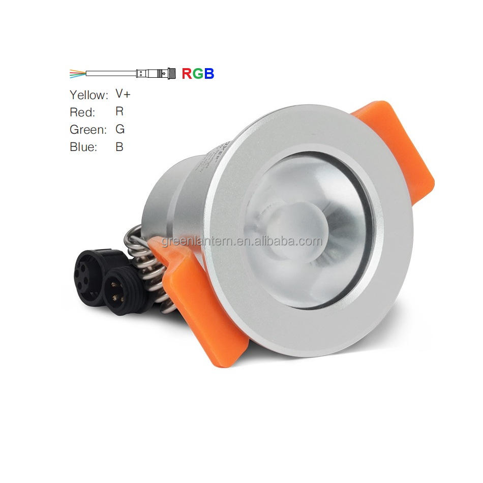 silver - 3W RGB LED Spotlight