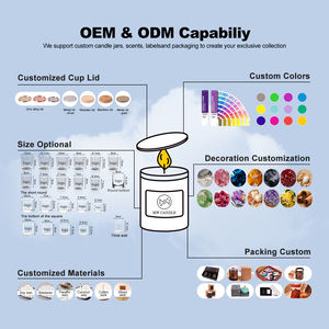 Custom Black Scented Soy <strong>Candle</strong> Handmade Eco-Friendly Fragrance <strong>Aroma</strong> <strong>Candle</strong> with Gift Box OEM/ODM Private Label - Product Image 4