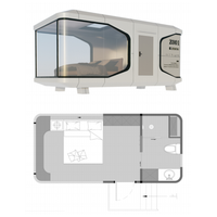 Maison préfabriquée Z01, capsule spatiale, capsule de camping, maison modulaire préfabriquée, cabine Apple, maison conteneur, maison capsule pliable miniature