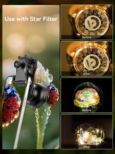 Objectif ultra macro 50-110 mm amélioré 2025 pour iPhone et Android, objectif d'appareil photo de téléphone avec clip pour ongles, cils, tatouages - Product Image 5