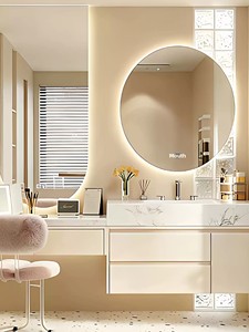 Lavabo Moderno de Lujo Ligero, Mueble de Baño con Tocador, Set Integrado de Piedra <span class=keywords><strong>Natural</strong></span>, Lavamanos Inteligente - Product Image 3