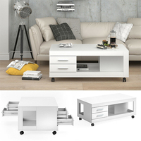 Meubles de salon modernes, table basse et meuble TV, table centrale de luxe