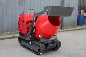 Mini Betonmischer Tragbare mobile Schiene 750kg Benzin Zement Beton mischmasch ine YUANXING - Product Image 5