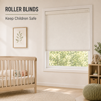Stores à enroulement Shengteng sans fil à commande manuelle, conception de sécurité enfant, protection anti-éblouissement pour salle multimédia et sommeil profond
