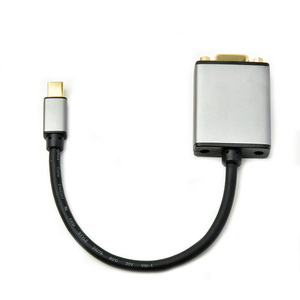<span class=keywords><strong>Mini</strong></span> <span class=keywords><strong>dp</strong></span> Nam để <span class=keywords><strong>VGA</strong></span> Nữ đầu ra Bộ chuyển đổi Cáp 1080P hỗ trợ hiển thị Cổng chuyển đổi với áo khoác PVC và bện che chắn - Product Image 6