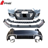 RS3 Bodykit Voor Audi A3 S3 Met Acc Gat Sedan Of Hatchback Voorbumper Met Grille Voor Audi A3 S3 RS3 2017 2018 2019