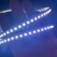 Bande LED à pixels adressables WS2812, PCB étroit 8 mm, 144 LED 3535, adaptée à l'installation d'éclairages d'ambiance automobiles