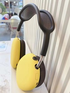 Funda de silicona para <span class=keywords><strong>Airpods</strong></span> Max, funda protectora a prueba de golpes para auriculares montados en la cabeza de Color sólido - Product Image 2