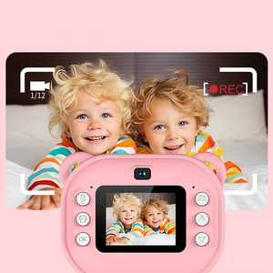 Cámara de Impresión Instantánea para Niños con Sensor CMOS HD de 1080P, Gran Angular de 180° y Pantalla de 2 Pulgadas - Juguete con Video B1 - Product Image 5