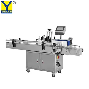 Máquina dispensadora de etiquetas para botellas de vidrio, dispositivo de impresión con aplicador de etiquetas para tarros de vidrio, en forma redonda o lineal, automática, MT-200