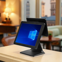 Sistema POS Profesional con Pantalla Táctil de 15 Pulgadas, Intel Core I3/i5/i7, 10 Puntos Táctiles, Windows, Bluetooth/WiFi para Restaurantes, Tiendas y Negocios