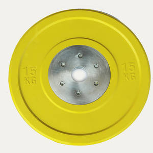 Venta al por mayor de levantamiento de pesas de placas <span class=keywords><strong>gimnasio</strong></span> Placa de peso parachoques de goma de plato - Product Image 3