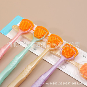 Grattoir à langue double face en plastique, outil d'hygiène buccale pour une haleine fraîche et une langue propre - Product Image 3