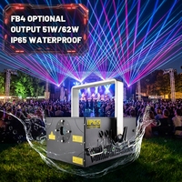Projecteur laser RGB à faisceau lumineux de haute luminosité 50W IP65 pour extérieur, directement de l'usine