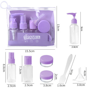Ensemble <span class=keywords><strong>de</strong></span> contenants cosmétiques <span class=keywords><strong>de</strong></span> voyage portables, flacons <span class=keywords><strong>vides</strong></span> à pression pour crème, lotion, tonique, échantillons, flacon pulvérisateur, outil <span class=keywords><strong>de</strong></span> beauté, PET - Product Image 2