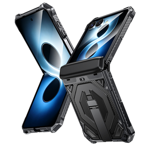 Nueva Funda Magnética Resistente con Protección Total y Soporte Metálico Oculto para <span class=keywords><strong>Samsung</strong></span> <span class=keywords><strong>Z</strong></span> <span class=keywords><strong>Flip</strong></span> 8 7, Funda para Teléfono Plegable - Product Image 2