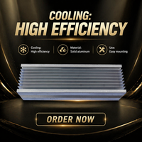 Radiateur en aluminium extrudé anodisé personnalisé de haute qualité, dissipateur thermique par extrusion CNC