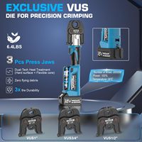 Outil hydraulique électrique rechargeable portable Swansoft-Pince à sertir les tuyaux en acier inoxydable pour le sertissage des anneaux de gaz et d'eau