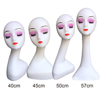 Tête de mannequin pour perruque, tête de mannequin pour l'affichage de perruques, de chapeaux, de bijoux, de lunettes, d'écharpes, modèle d'affichage pour salon de coiffure