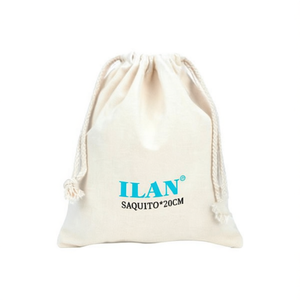 Sac en toile Ilan Saquito 15 cm x 20 cm, pochette de rangement à cordon pour artisanat et cadeaux - Product Image 2