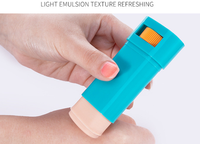 Conteneur de protection solaire, 5 pièces, 20g, couvercle en plastique