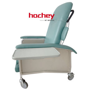 호체이 메디컬 3단계 리클라이너 의료용 수동 리클라이닝 IV 주입 의자 완전히 접히는 임상 케어 리클라이너 - Product Image 4